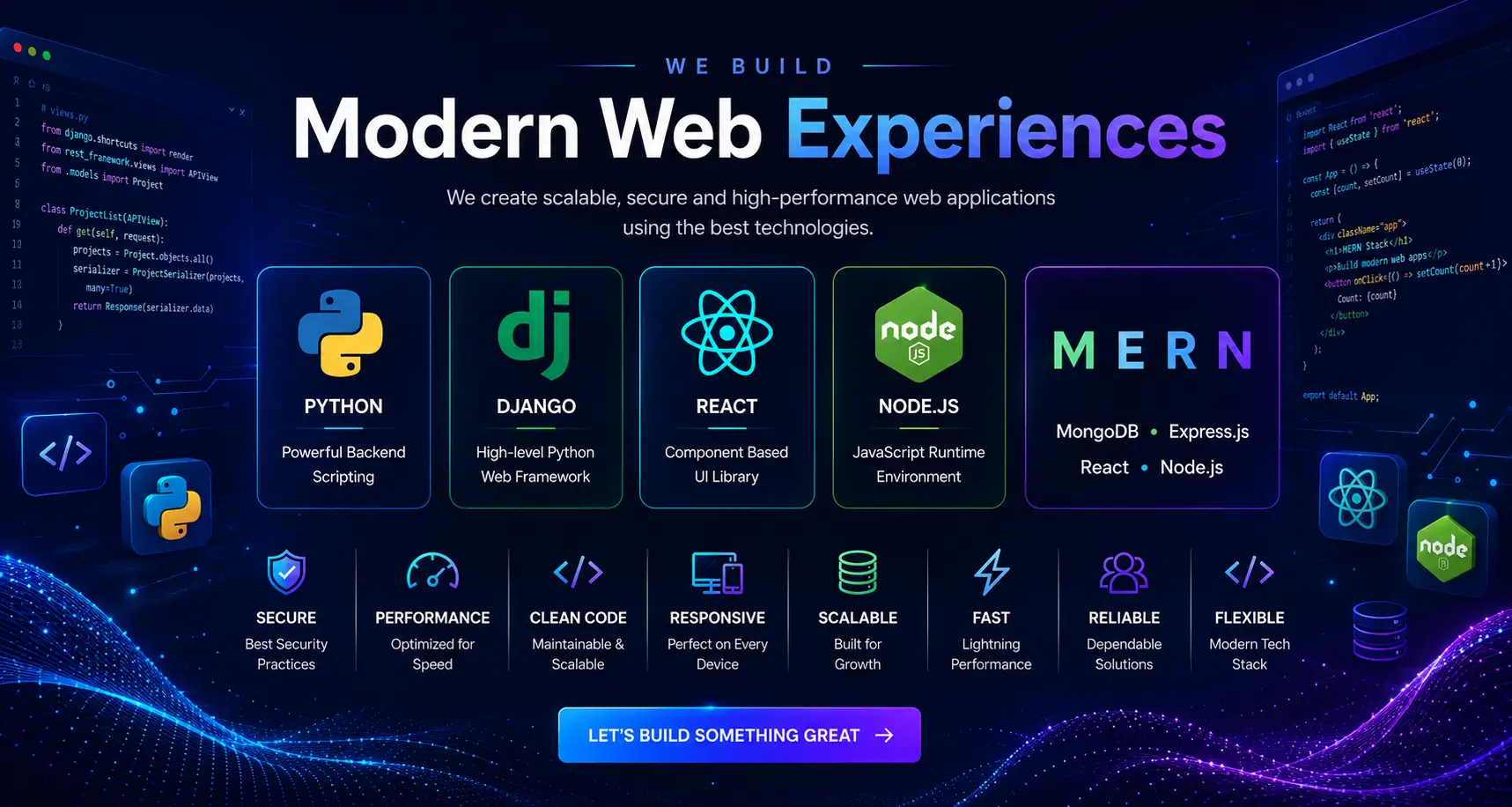 YuluWeb modern web solution banner
